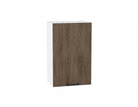 Шкаф верхний с 1-ой дверцей Флэт Brown Casella Oak 2S / Белый 716*450*318 мм