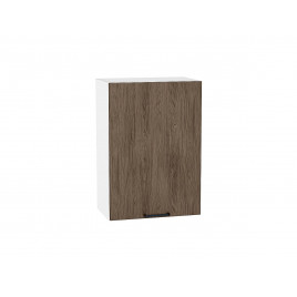 Шкаф верхний с 1-ой дверцей Флэт Brown Casella Oak 2S / Белый 716*500*318 мм
