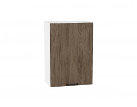 Шкаф верхний с 1-ой дверцей Флэт Brown Casella Oak 2S / Белый 716*500*318 мм