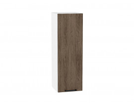 Шкаф верхний с 1-ой дверцей Флэт Brown Casella Oak 2S / Белый 920*300*318 мм