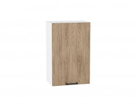 Шкаф верхний с 1-ой дверцей Флэт Natural Casella Oak 2S / Белый 716*450*318 мм