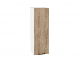 Шкаф верхний с 1-ой дверцей Флэт Natural Casella Oak 2S / Белый 920*300*318 мм