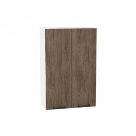 Шкаф верхний с 2-мя дверцами Флэт Brown Casella Oak 2S / Белый 920*600*318 мм