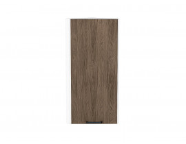 Шкаф верхний торцевой Флэт Brown Casella Oak 2S / Белый 920*300*306 мм