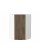 Шкаф верхний угловой Флэт Brown Casella Oak 2S / Белый 920*600*600 мм
