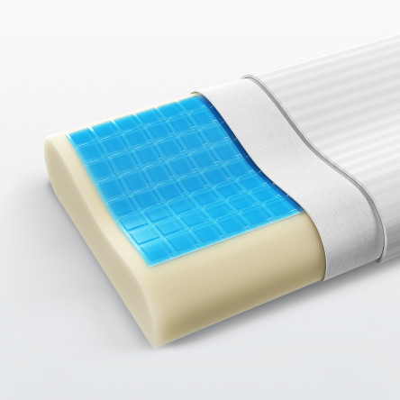 Анатомическая подушка MEMORY FRESH в коробке 600х380х120 мм
