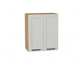 Шкаф верхний с 2-мя дверцами Нео Grey Silk / Дуб Вотан 716*600*320 мм