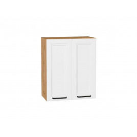 Шкаф верхний с 2-мя дверцами Нео White Silk / Дуб Вотан 716*600*320 мм