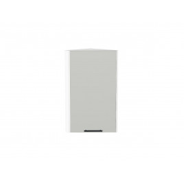 Шкаф верхний торцевой Лайт Special Grey / Белый 716*300*304 мм