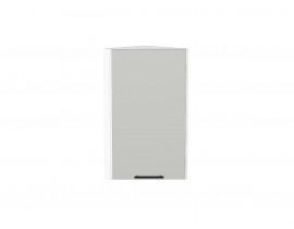Шкаф верхний торцевой Лайт Special Grey / Белый 716*300*304 мм
