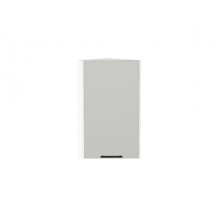 Шкаф верхний торцевой Лайт Special Grey / Белый 716*300*304 мм