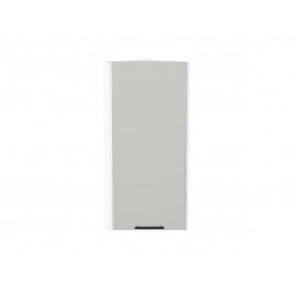Шкаф верхний торцевой Лайт Special Grey / Белый 920*300*304 мм