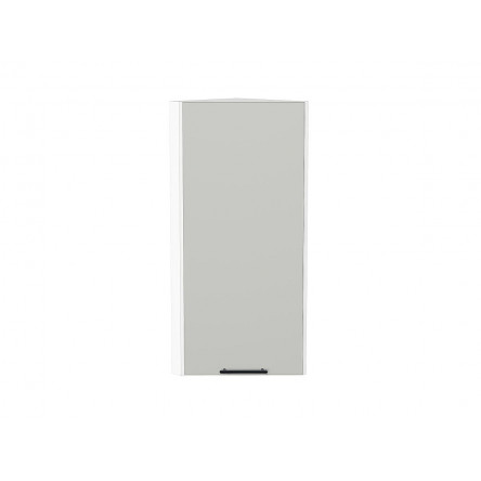 Шкаф верхний торцевой Лайт Special Grey / Белый 920*300*304 мм