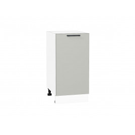 Шкаф нижний с 1-ой дверцей Лайт Special Grey / Белый 816*400*478 мм