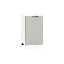 Шкаф нижний с 1-ой дверцей Лайт Special Grey / Белый 816*450*478 мм