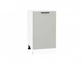 Шкаф нижний с 1-ой дверцей Лайт Special Grey / Белый 816*450*478 мм