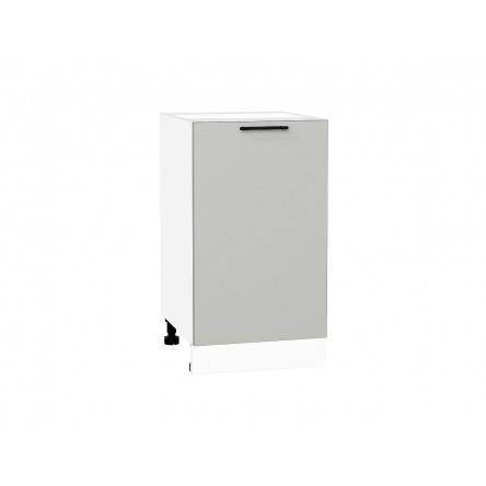 Шкаф нижний с 1-ой дверцей Лайт Special Grey / Белый 816*450*478 мм