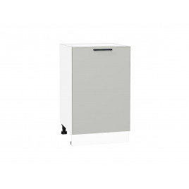 Шкаф нижний с 1-ой дверцей Лайт Special Grey / Белый 816*500*478 мм