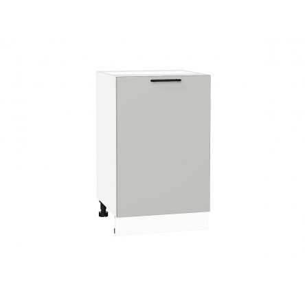 Шкаф нижний с 1-ой дверцей Лайт Special Grey / Белый 816*500*478 мм
