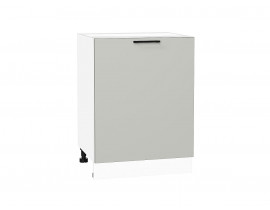 Шкаф нижний с 1-ой дверцей Лайт Special Grey / Белый 816*600*478 мм