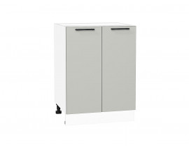 Шкаф нижний с 2-мя дверцами Лайт Special Grey / Белый 816*600*478 мм