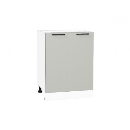 Шкаф нижний с 2-мя дверцами Лайт Special Grey / Белый 816*600*478 мм