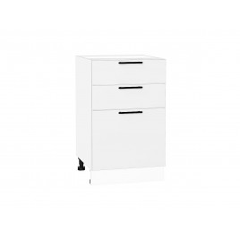 Шкаф нижний с 3-мя ящиками Лайт Special White / Белый 816*500*478 мм