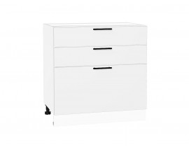 Шкаф нижний с 3-мя ящиками Лайт Special White / Белый 816*800*478 мм