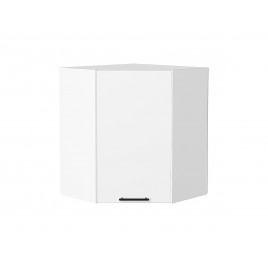 Шкаф верхний угловой Лайт Special White / Белый 716*600*600 мм