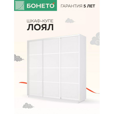 Шкаф-купе Лоял 3дв.- ДСП, LoyalD_210_B