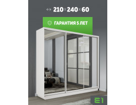 Шкаф-купе Экспенс, 210х60х240 EEKT_210240_B