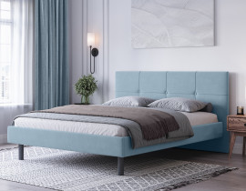 Кровать Afina 140x200 1 Голубой