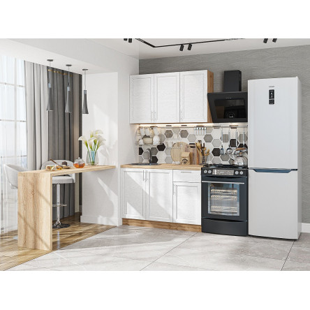 Модульная кухня Сканди-05 White Softwood