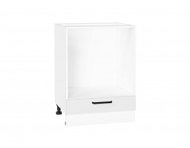 Шкаф нижний под духовку Нео 600 White Silk / Белый