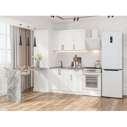 Модульная кухня Сканди-05 White Silkwood