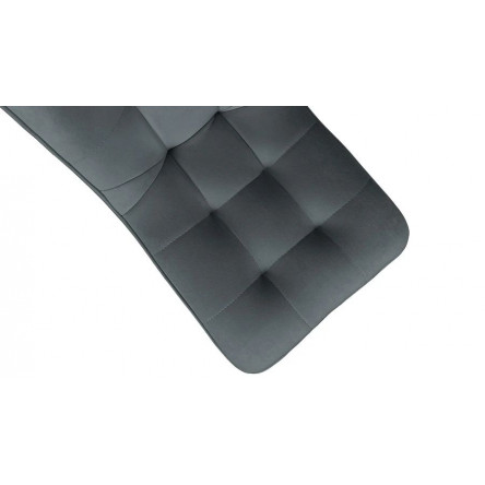 Стул Фредо Черный муар, Микровелюр BRENDY Graphite