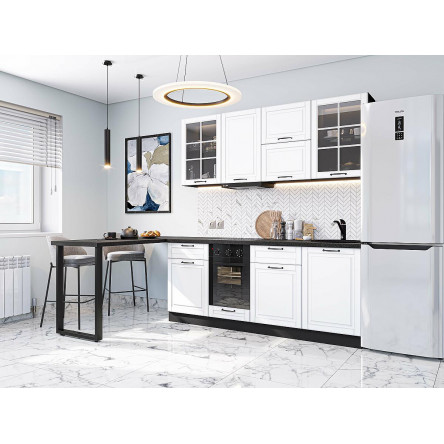 Модульная кухня Дублин-03 Special White Graphite