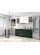 Модульная кухня Дублин-03 Special White/Special Green Graphite