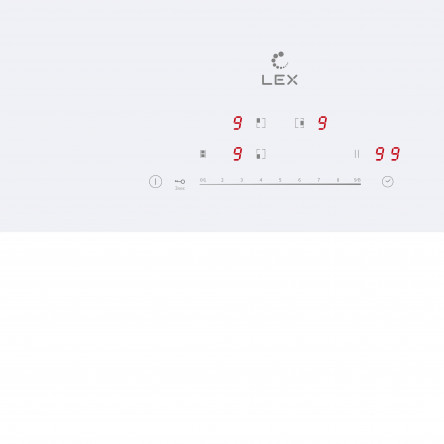 Варочная панель индукционная LEX EVI 431A WH