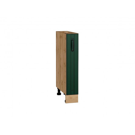 Шкаф нижний бутылочница Дублин Special Green/Дуб Вотан 816*150*478
