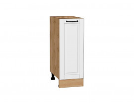 Шкаф нижний с 1-ой дверцей Дублин Special White/Дуб Вотан 816*300*478