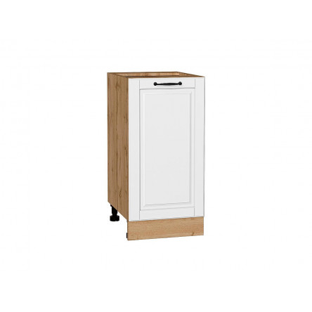 Шкаф нижний с 1-ой дверцей Дублин Special White/Дуб Вотан 816*400*478