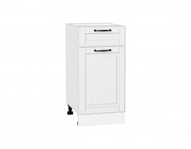 Шкаф нижний с 1-ой дверцей и ящиком Дублин Special White/Белый 816*400*478