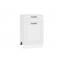 Шкаф нижний с 1-ой дверцей и ящиком Дублин Special White/Белый 816*500*478
