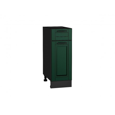Шкаф нижний с 1-ой дверцей и ящиком Дублин Special Green/Graphite 816*300*478