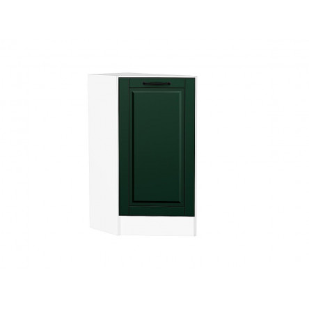 Шкаф нижний торцевой Дублин Special Green/Белый 816*296*552