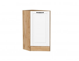 Шкаф нижний торцевой Дублин Special White/Дуб Вотан 816*296*552