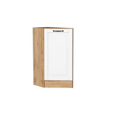 Шкаф нижний торцевой Дублин Special White/Дуб Вотан 816*296*552