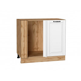 Шкаф нижний угловой Дублин Special White/Дуб Вотан 816*890*478