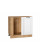 Шкаф нижний угловой Дублин Special White/Дуб Вотан 816*890*478